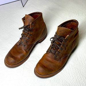 Red Wing 3343 Blacksmith Mens brown heritage boots SZ 8.5 D. EUC